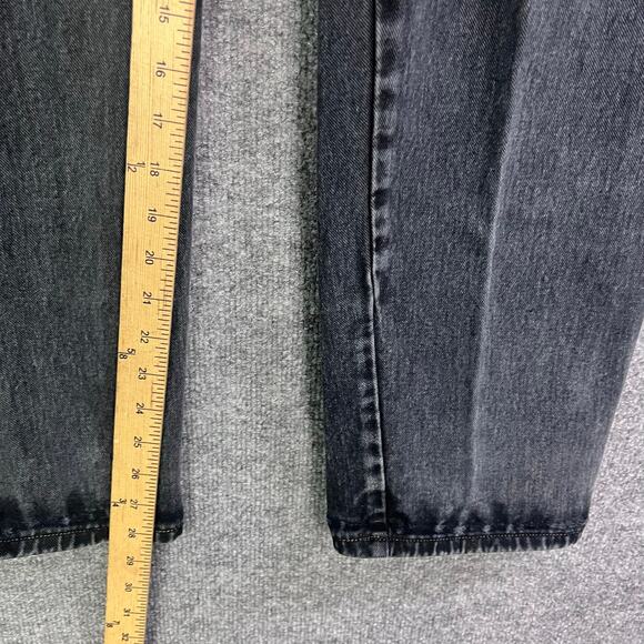 Vtg Marithe Francois Girbaud Men’s Jeans Faded‎ Black Size 38 Short - Picture 7 of 9